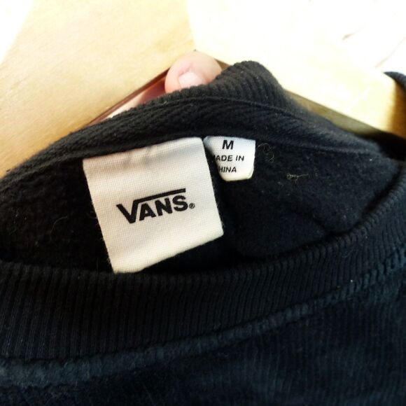 Vans X Fabiana Delfino Sweatshirt Women M Black Corduroy Blocked Patchwork Skate - Picture 8 of 10